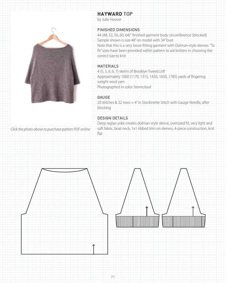 Loose knit pattern