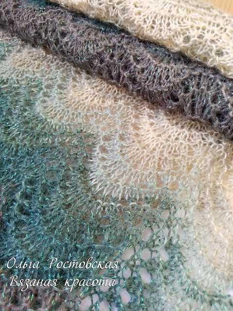 Knit ripple pattern