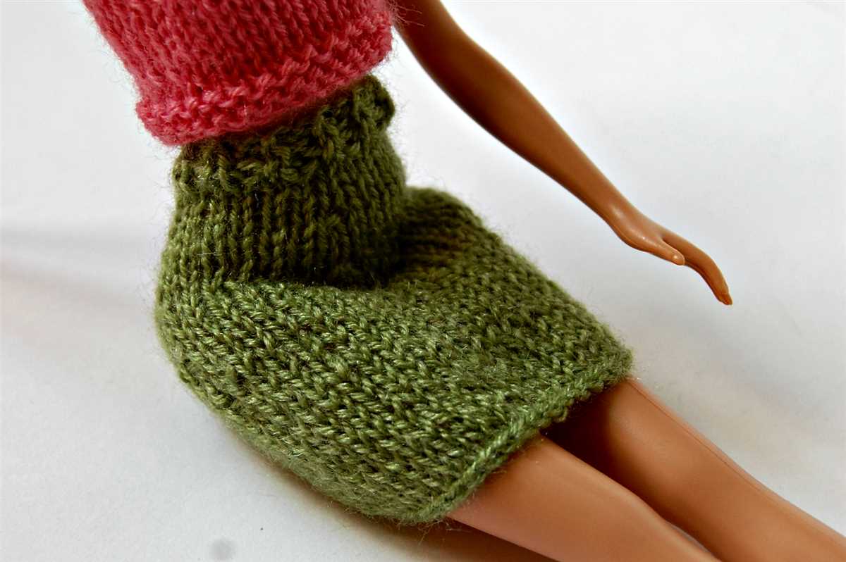 Free knit skirt pattern
