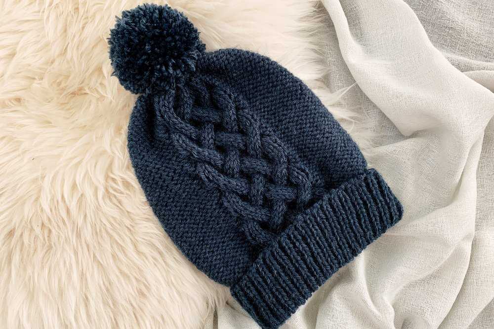Knitting pattern beanie circular needles
