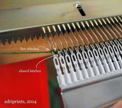 Knitting machine patterns brother