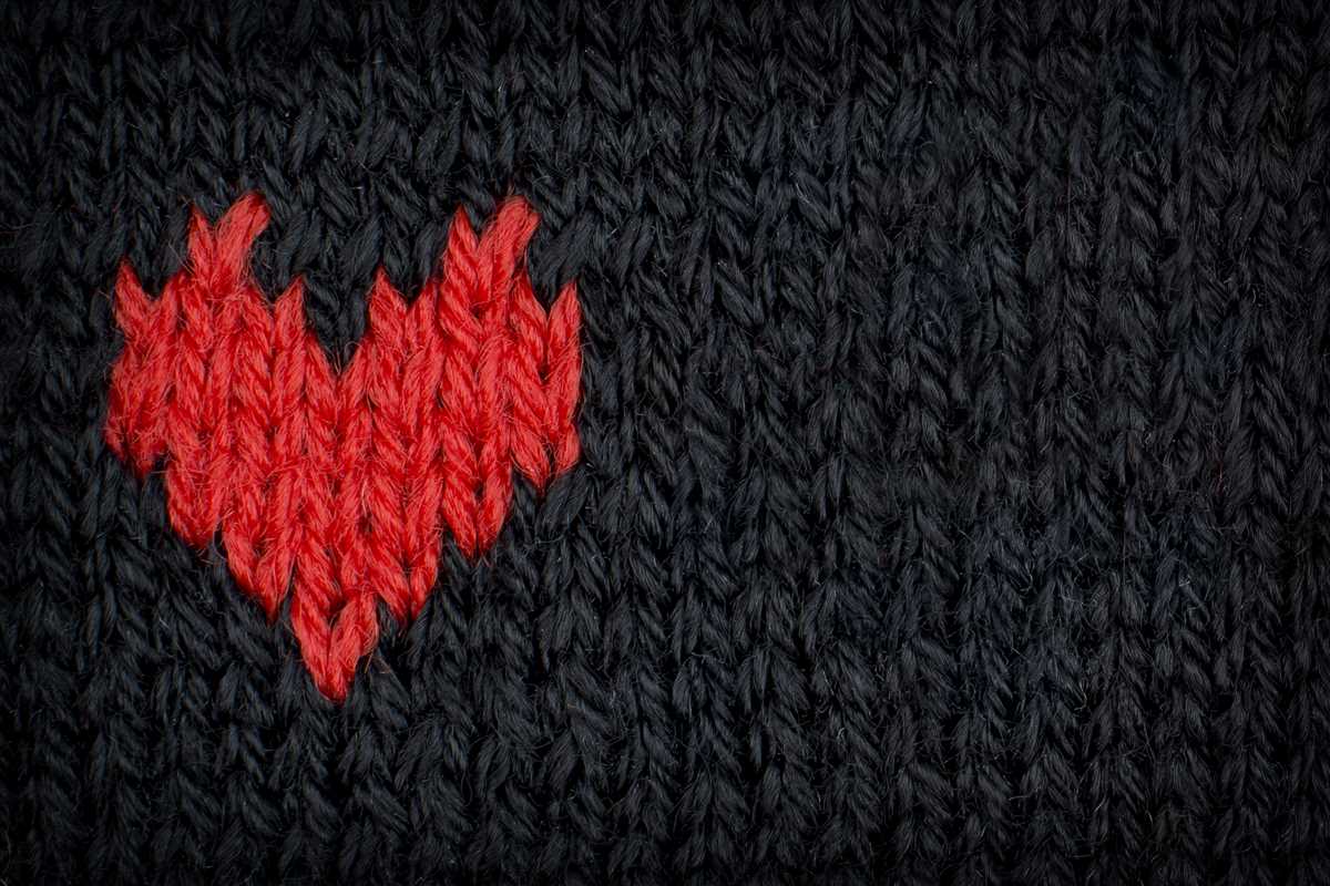 Knitting patterns for black yarn