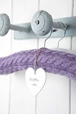 Free patterns for knitted or crochet coat hanger covers