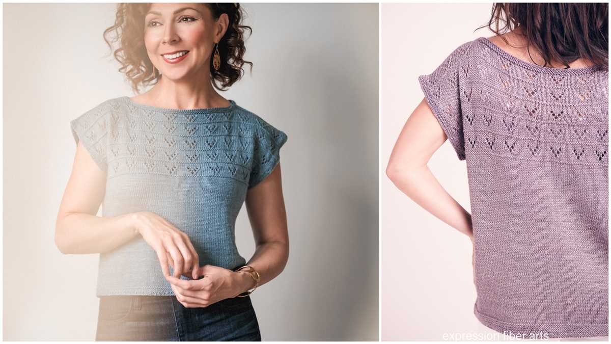 Knitted top pattern