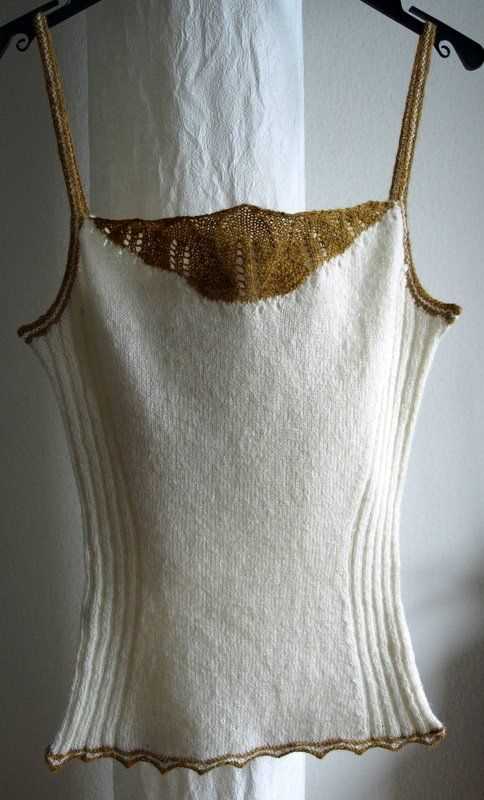 Knitted camisole pattern