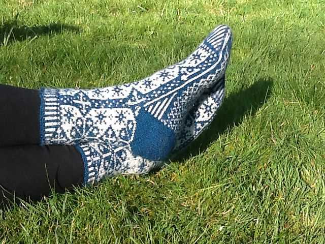 Argyle sock knitting pattern free