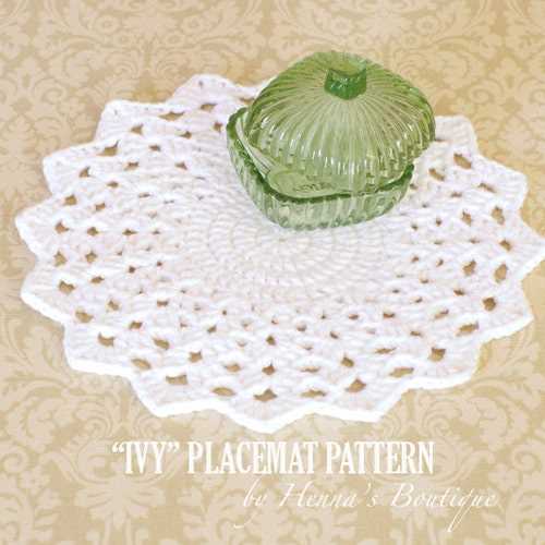 Easy knit placemat patterns