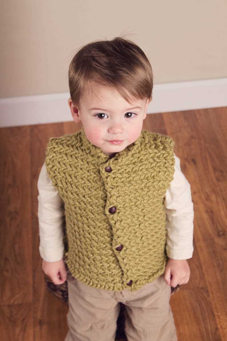 Bulky vest knitting pattern