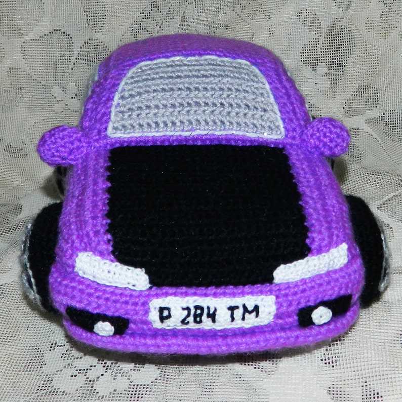 Knitting pattern car