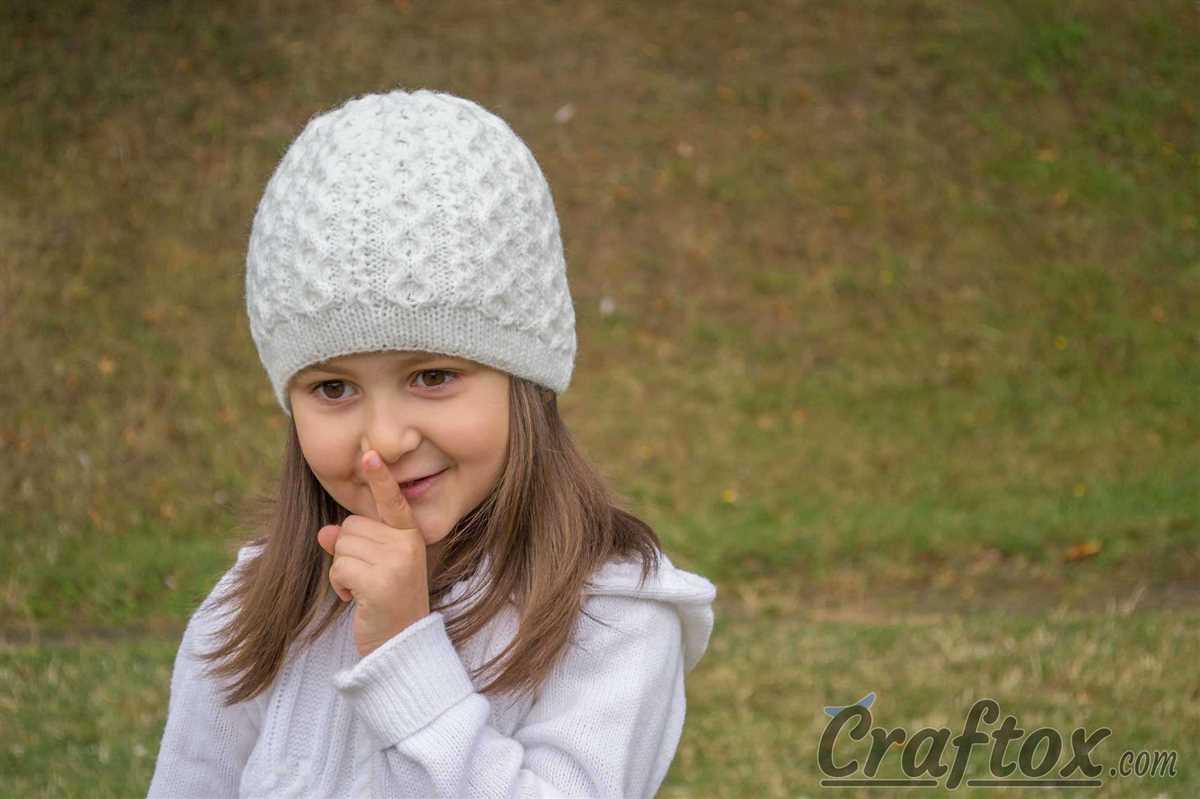Free childs hat knitting pattern