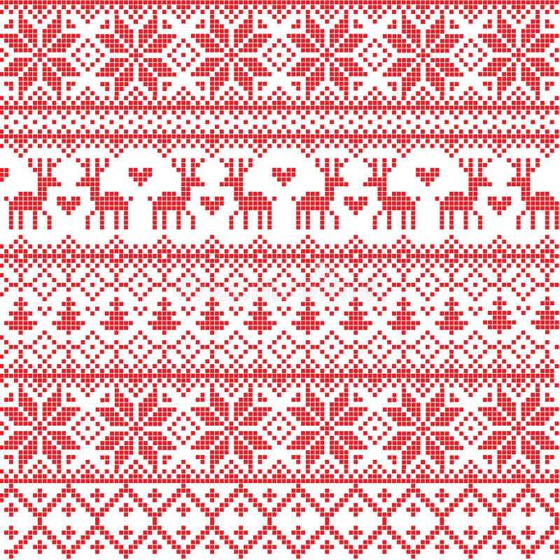 Knit christmas lights pattern