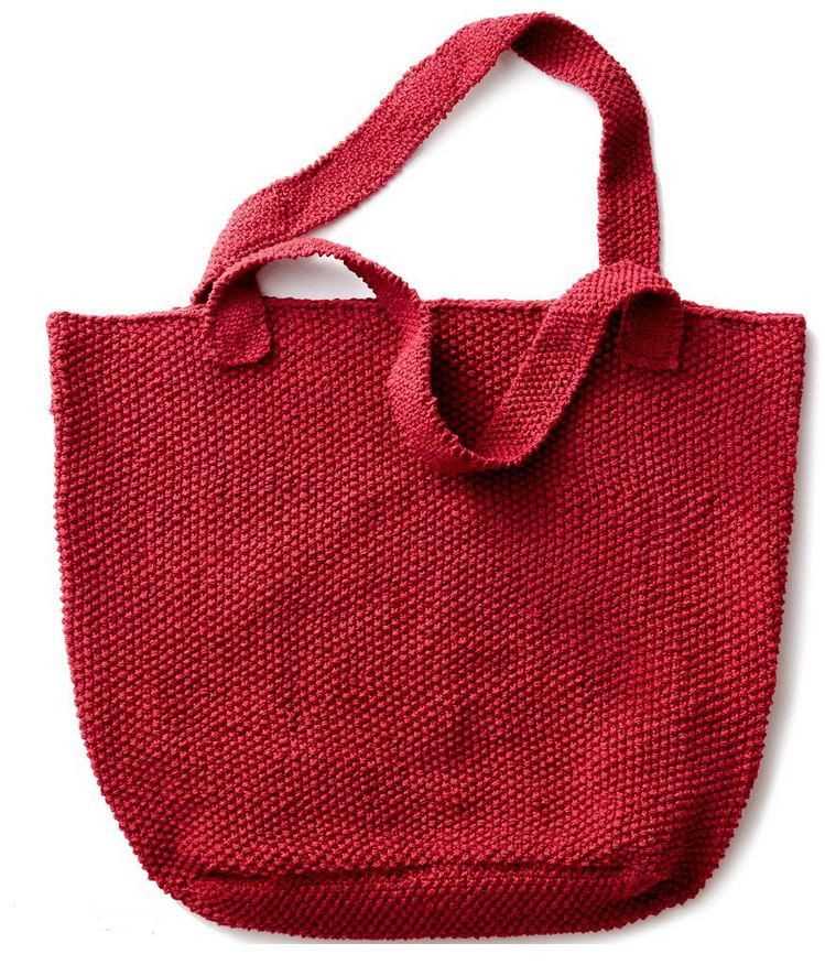 Create your own stylish knit tote bag Tote bag knitting pattern