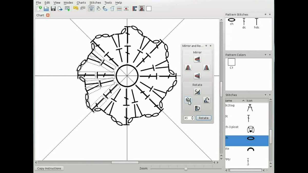 Knitting pattern creator software