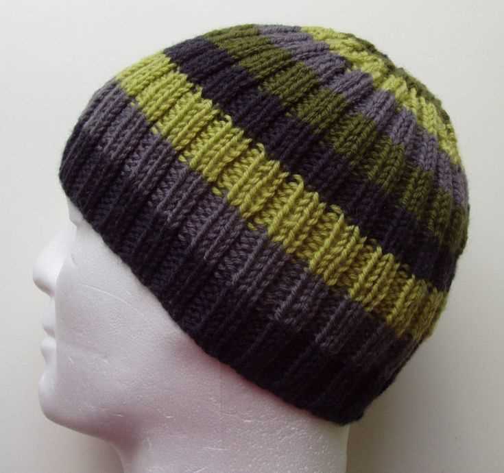 Knit beanie mens pattern