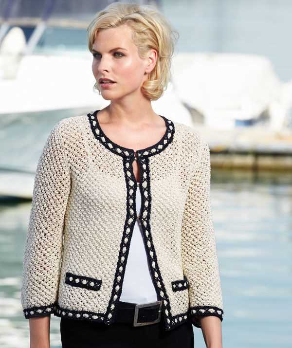 Knitting pattern chanel jacket
