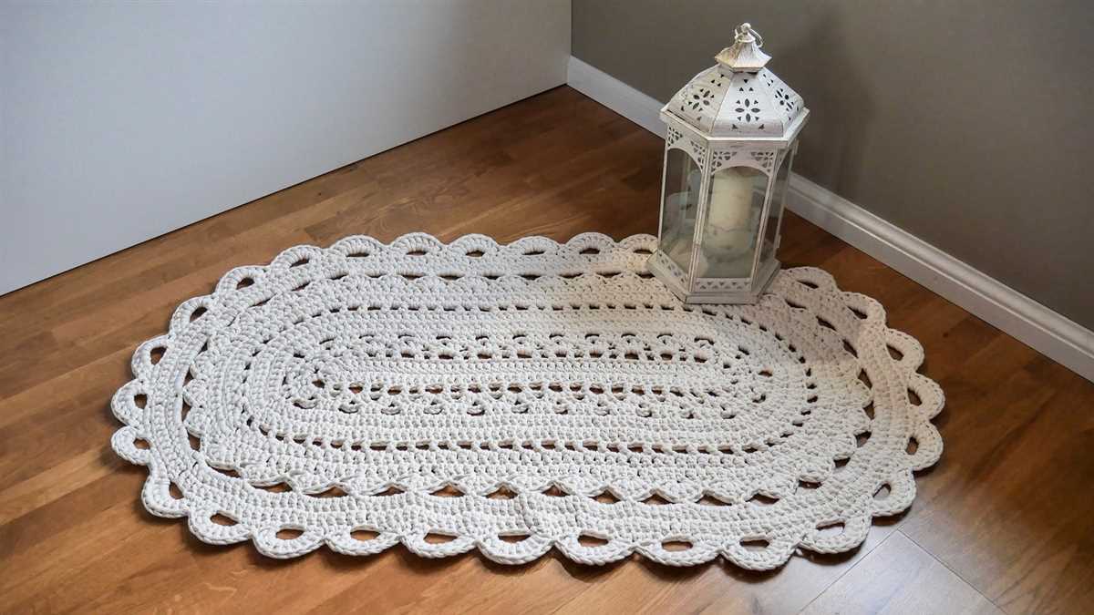 Cotton bath mat knitting pattern