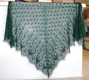 Free shetland lace shawl knitting patterns