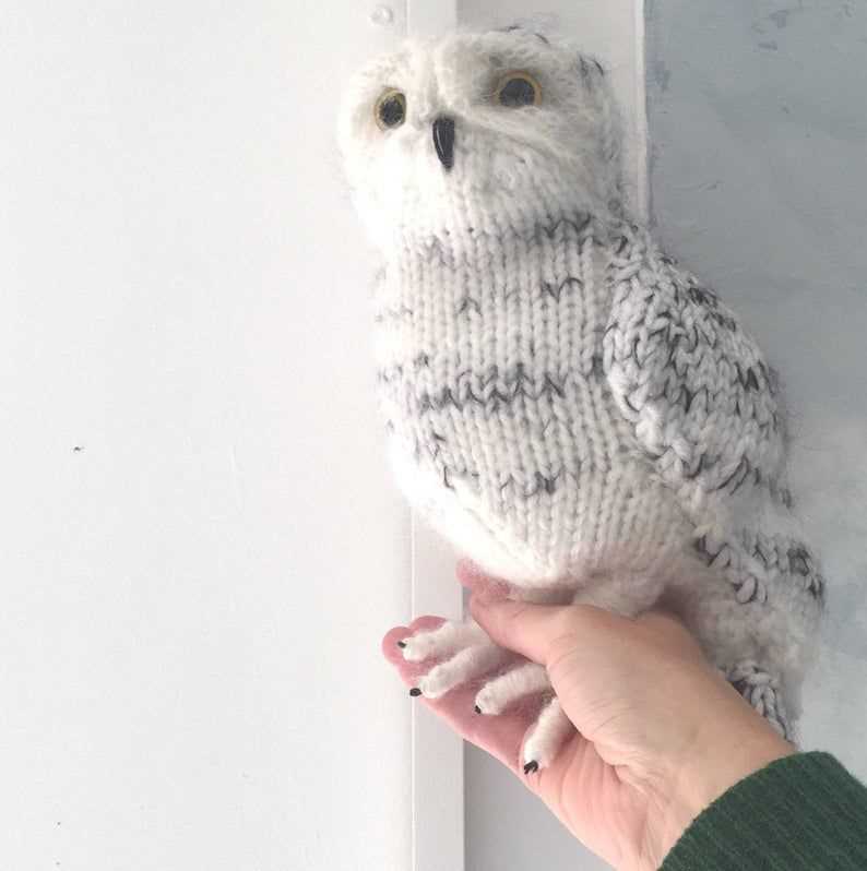 Free snowy owl knitting pattern