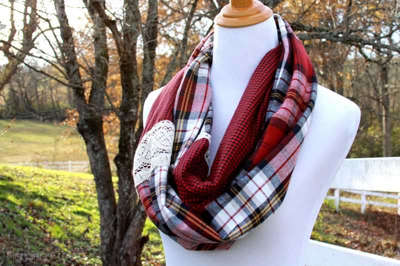 Knit plaid scarf free pattern