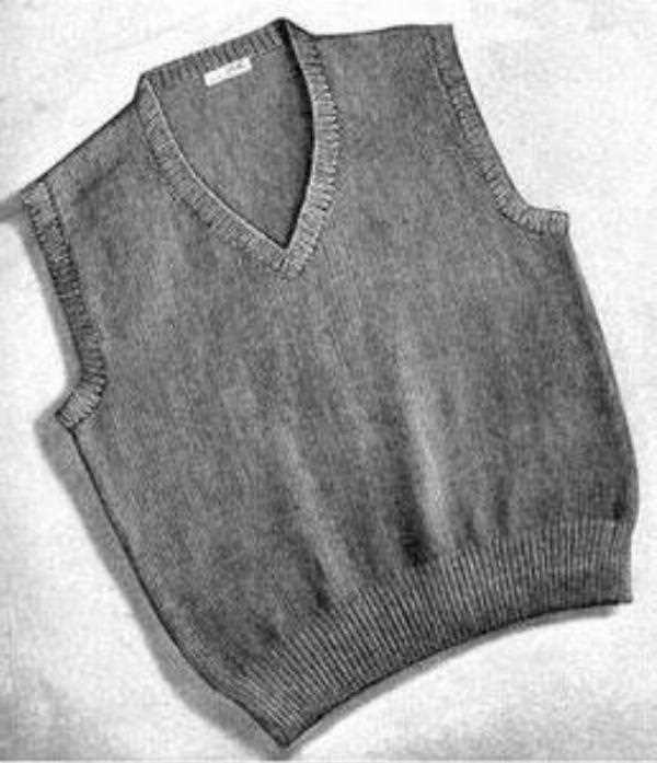 Free sweater vest knitting pattern