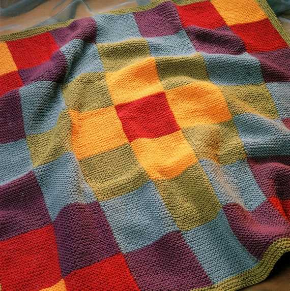 Knitting blanket patterns squares