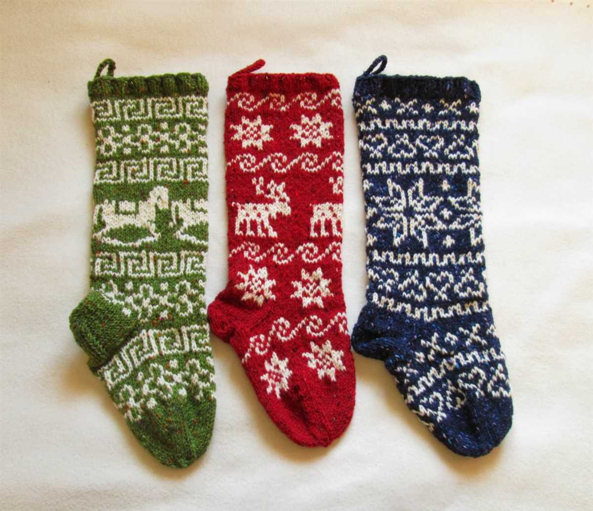 1945 knit christmas stocking pattern