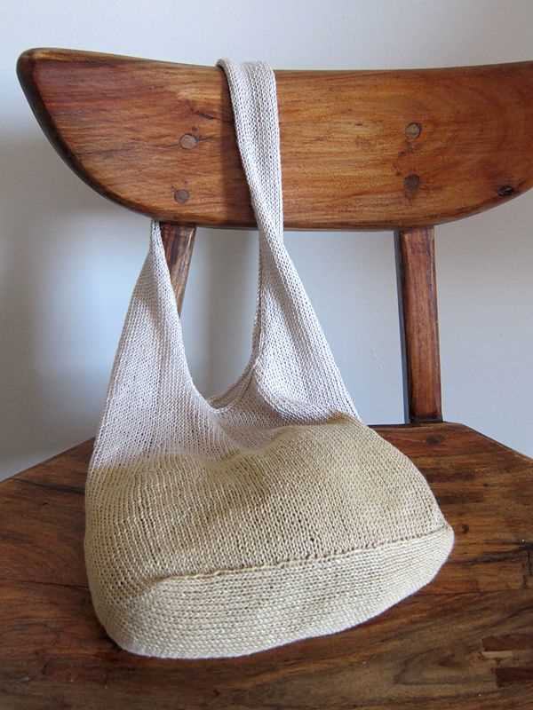 Knitted hobo bag pattern free
