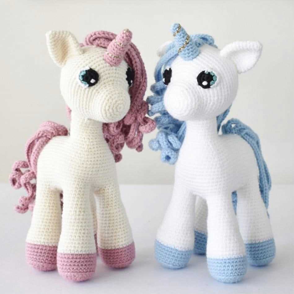 Free unicorn toy knitting pattern
