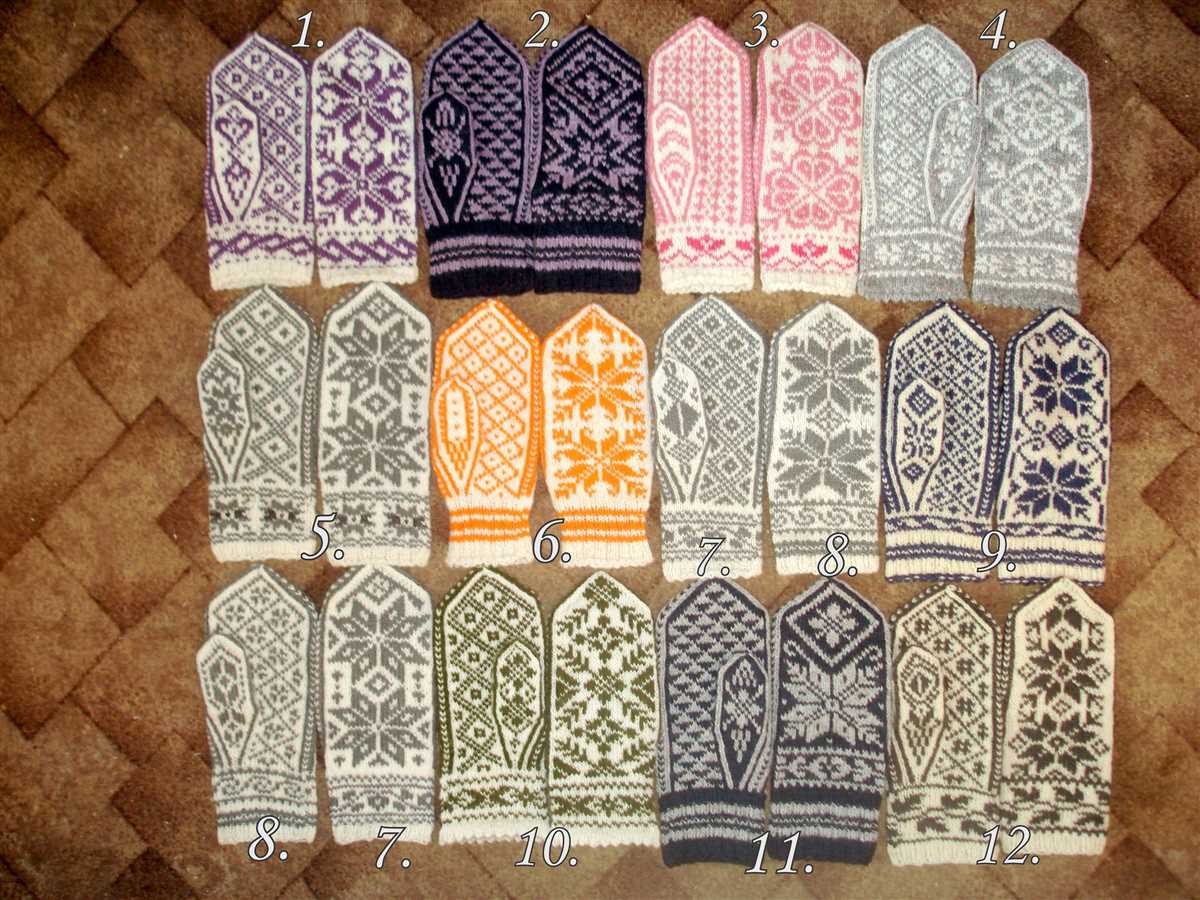 Free vintage knitting patterns mittens