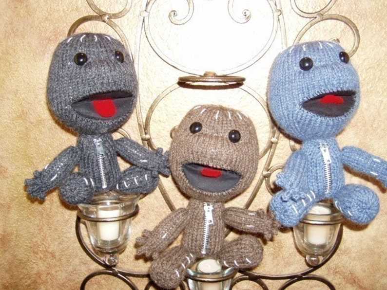 Sackboy pattern knitting