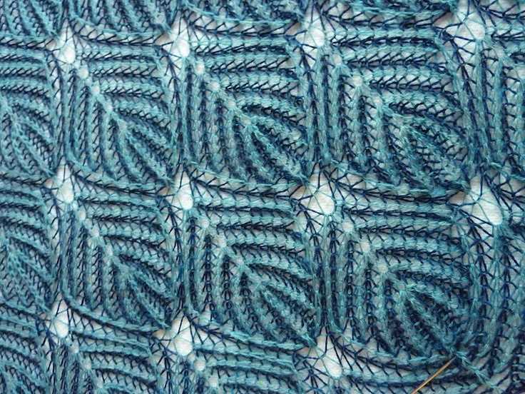 Brioche pattern knitting