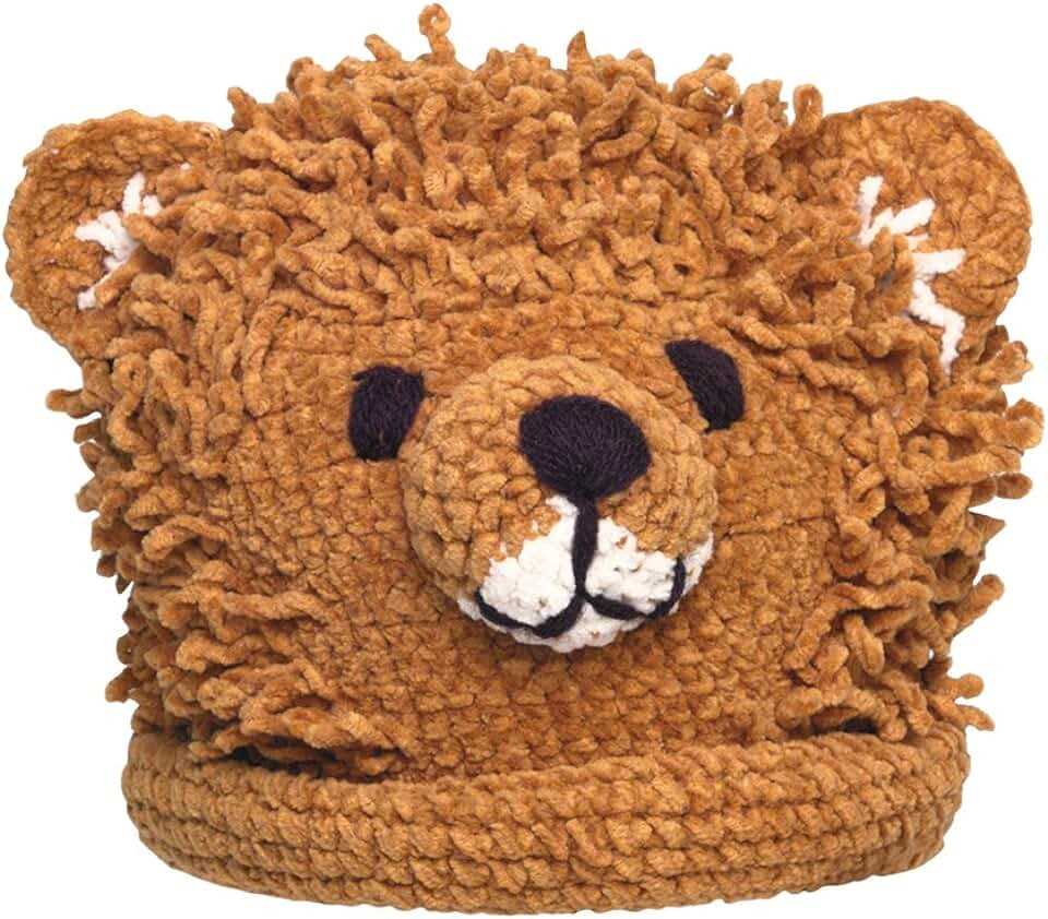 Lion hat knitting pattern