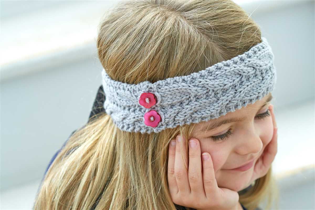 Chunky knit ear warmer pattern free