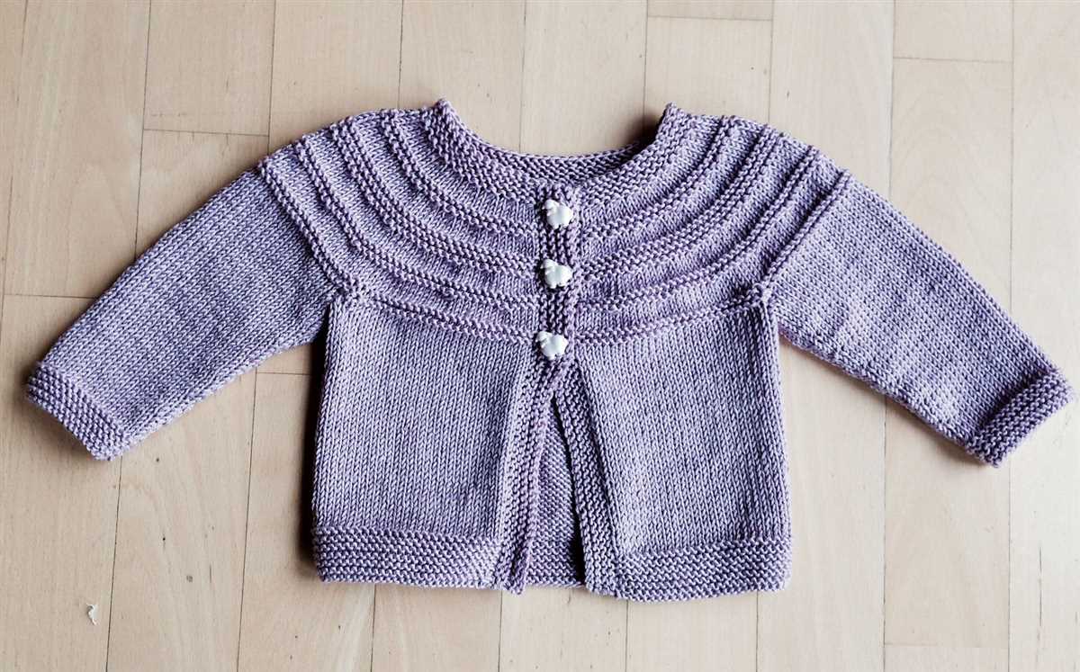 Free knitted baby sweater patterns
