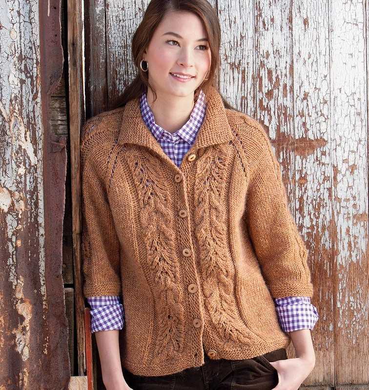 Cardigan jacket knitting pattern