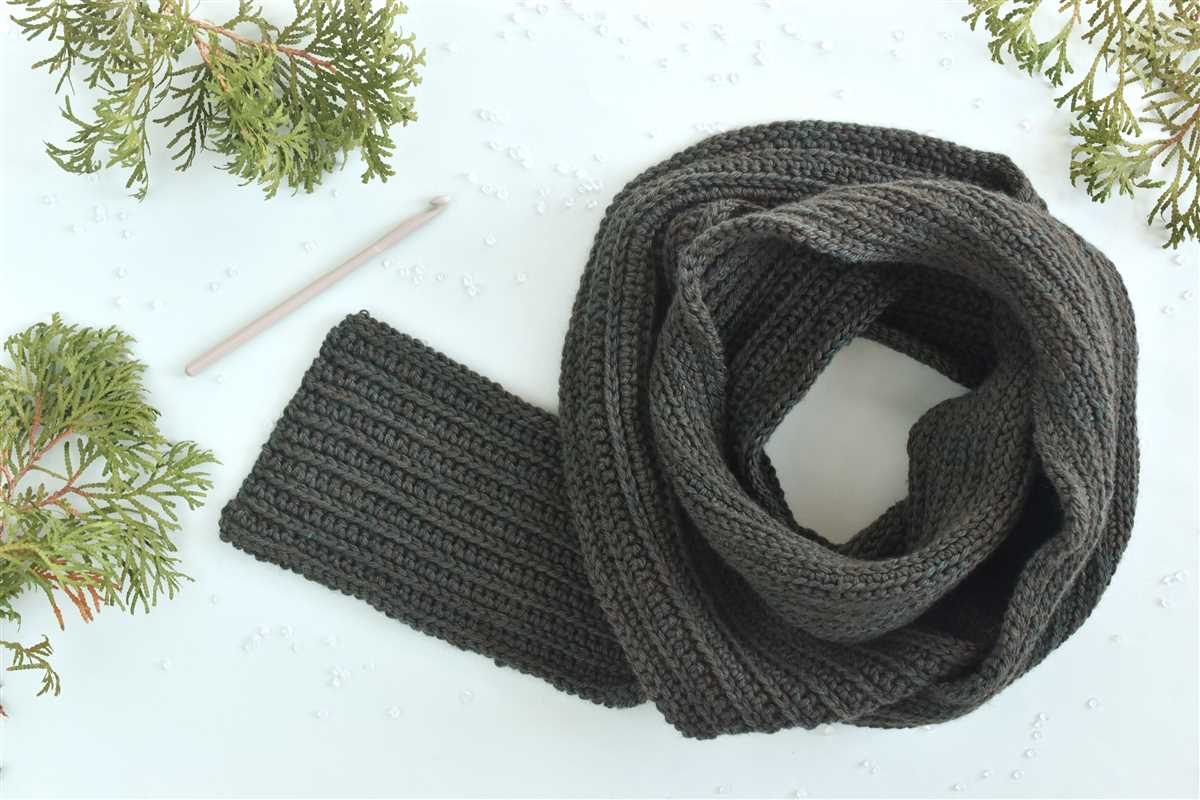 Free easy men's scarf knitting patterns