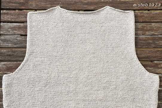Chunky knit tank top pattern