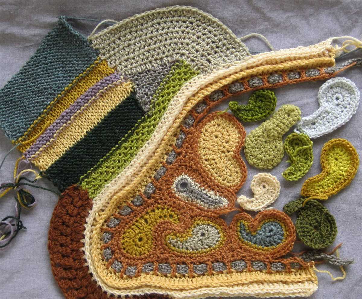 Freeform knitting and crochet patterns
