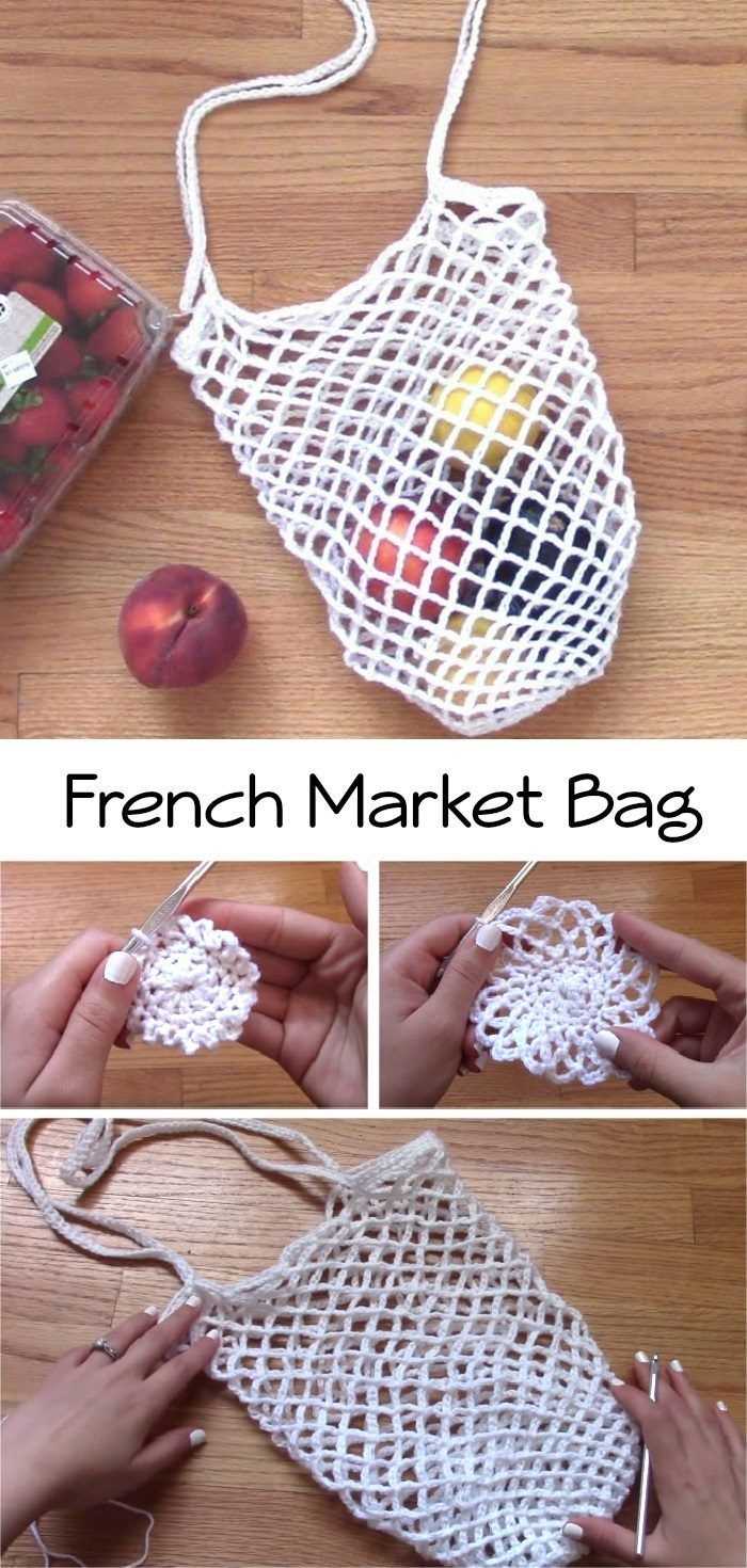French market bag knitting pattern