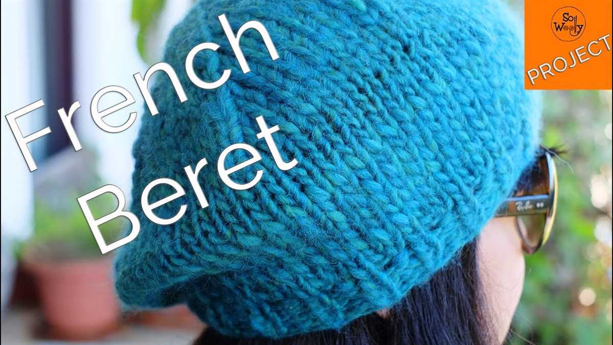 French beret knitting pattern free