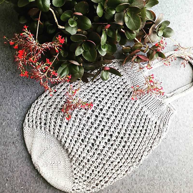 French market bag knitting pattern