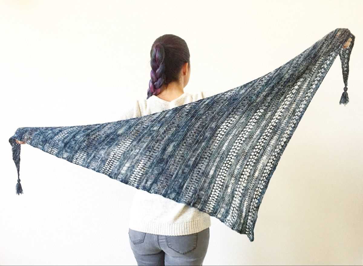 Easy shawl pattern knit