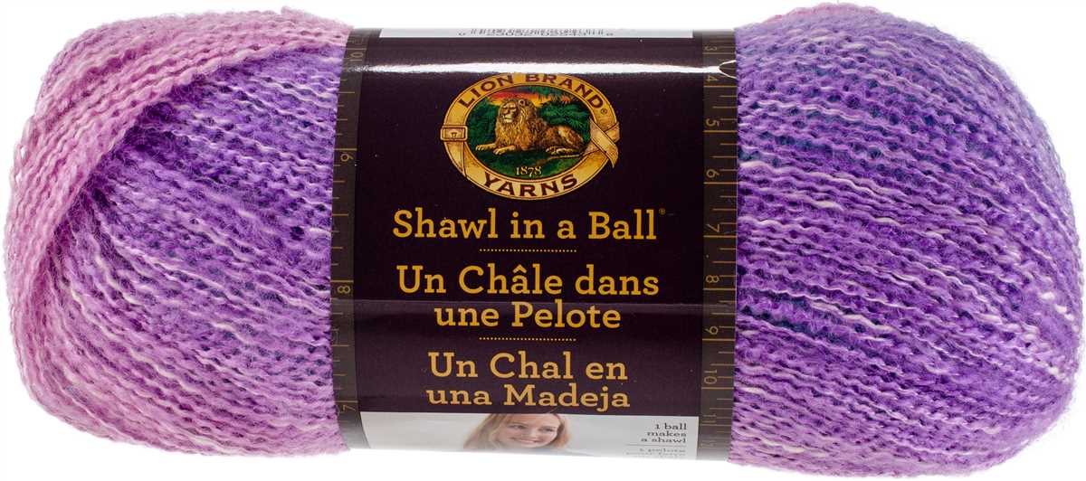 Lion brand shawl pattern knit