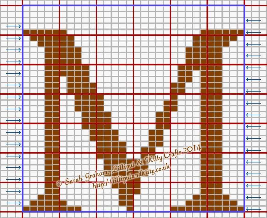 Knitting pattern letter jumper