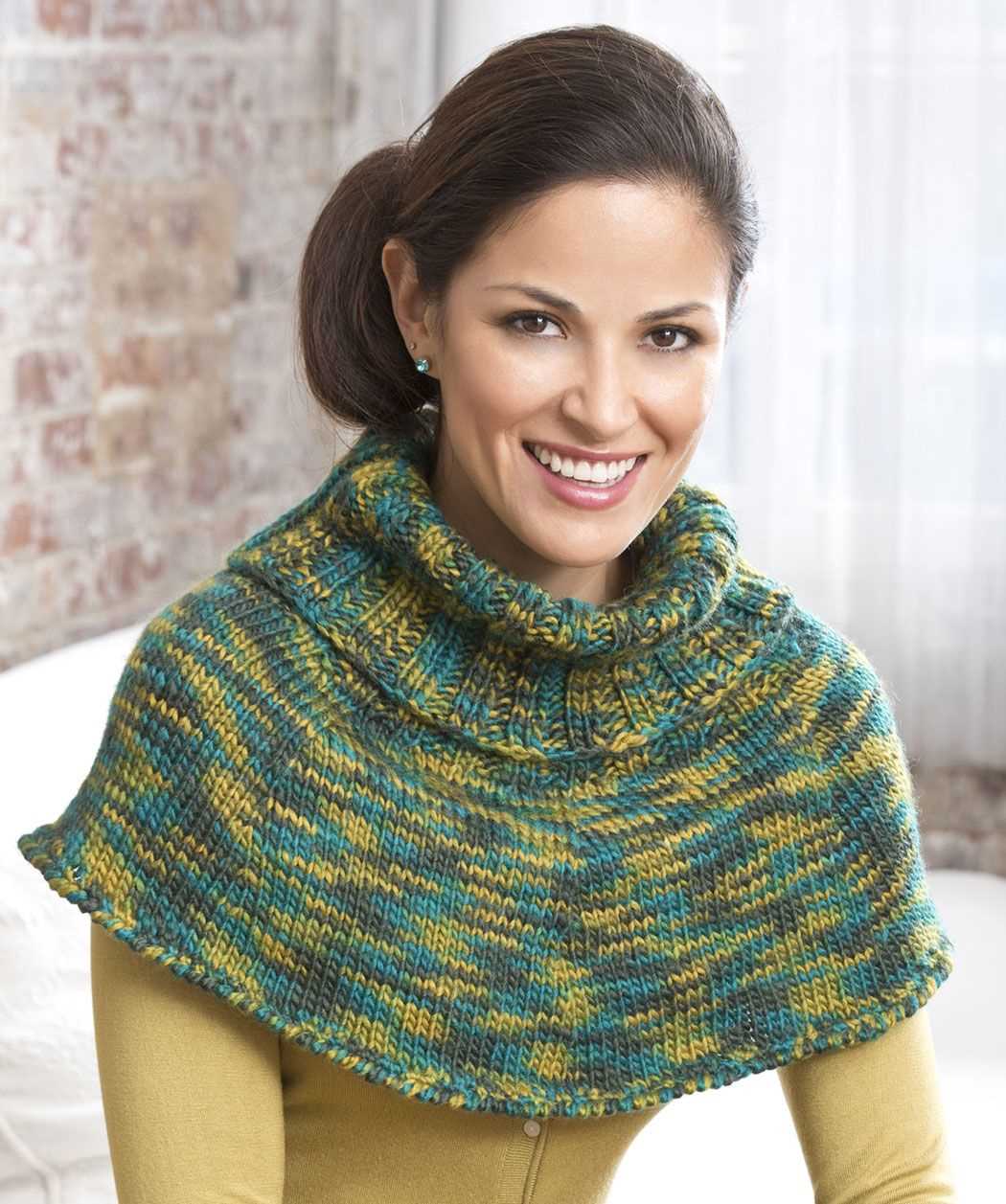 Cowl knit pattern bulky yarn