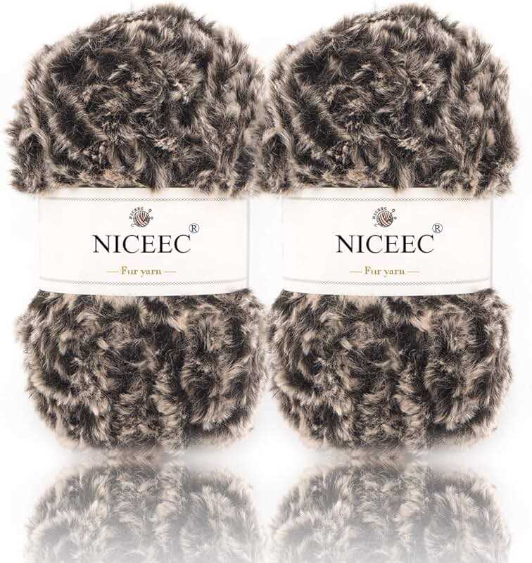 Fun fur yarn knitting patterns