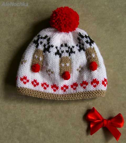 Christmas knitting hat patterns