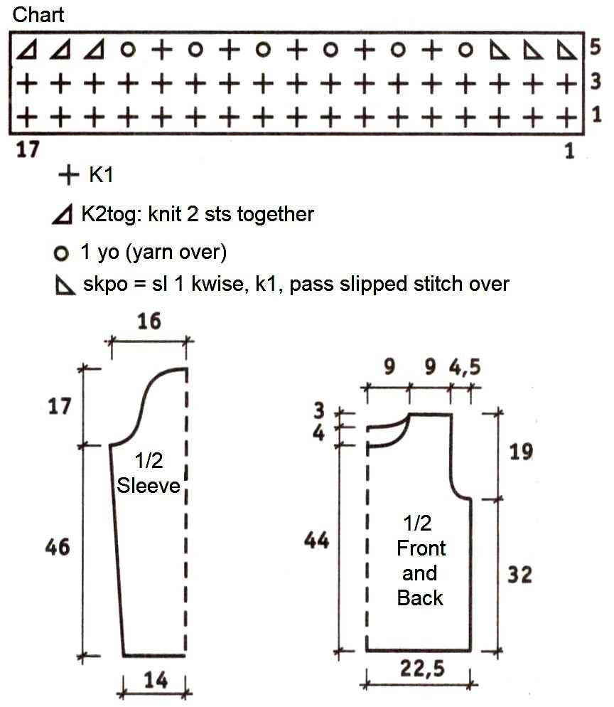Slip over knitting pattern