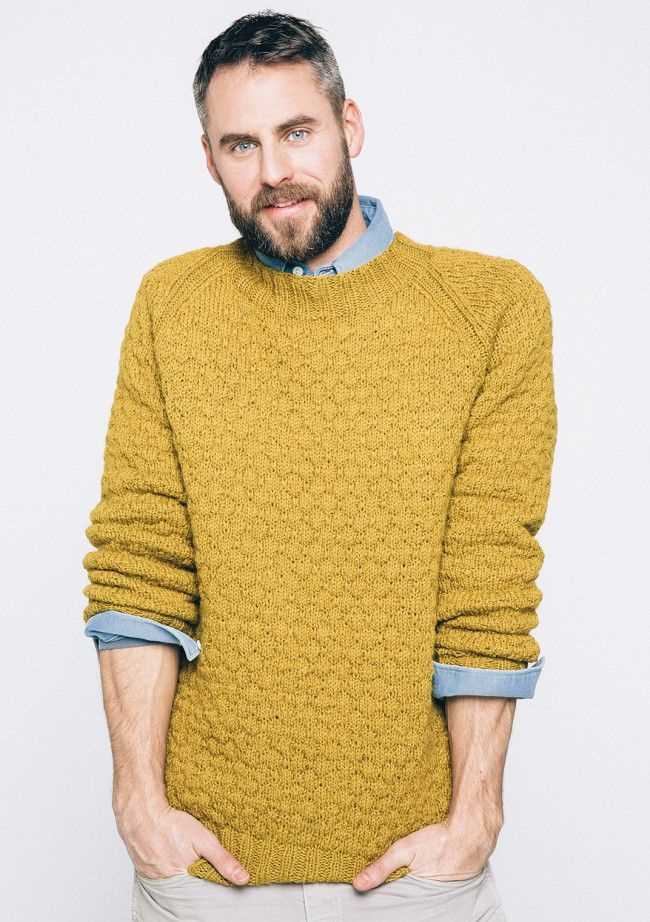 Mens knit sweater pattern
