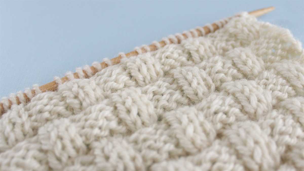 Basket weave blanket knitting pattern